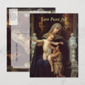 Het goede doel van Bougeureau, kerst briefkaarten (Voorkant / Achterkant)