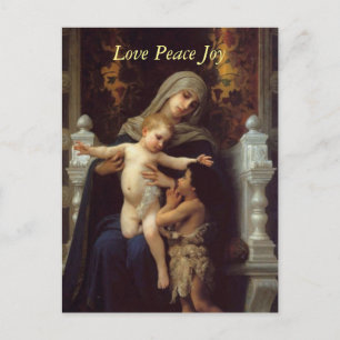 Het goede doel van Bougeureau, kerst briefkaarten