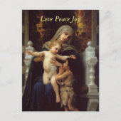 Het goede doel van Bougeureau, kerst briefkaarten (Voorkant)