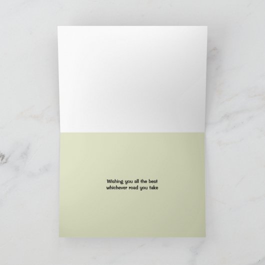 Het goede Geluk voorziet van wegwijzers Kaart (Binnen)