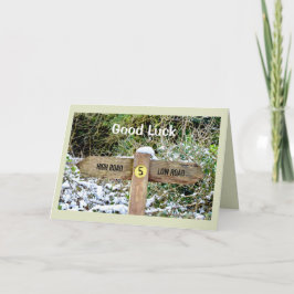 Het goede Geluk voorziet van wegwijzers Kaart