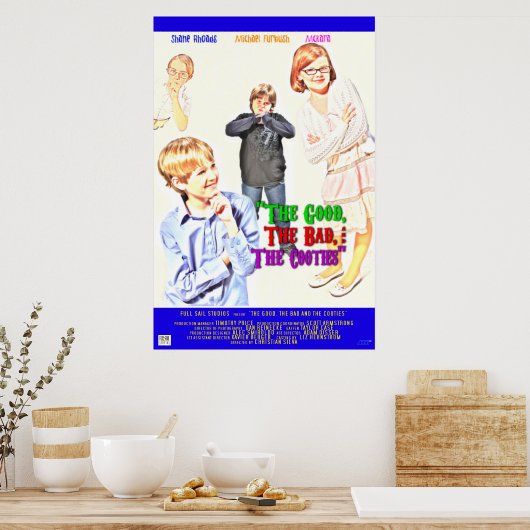 Het goede, het slechte en de steden poster (Keuken)