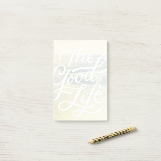 Het goede leven 2 post-it® notes (Op bureau)