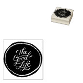 Het goede leven 2 rubberstempel (Gestempeld)
