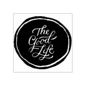 Het goede leven 2 rubberstempel (Afrduk)