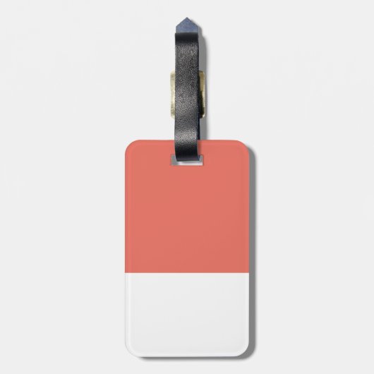 Het goede leven bagagelabel (Achterkant verticaal)