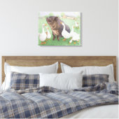 Het goede leven canvas afdruk (Insitu (Slaapkamer))