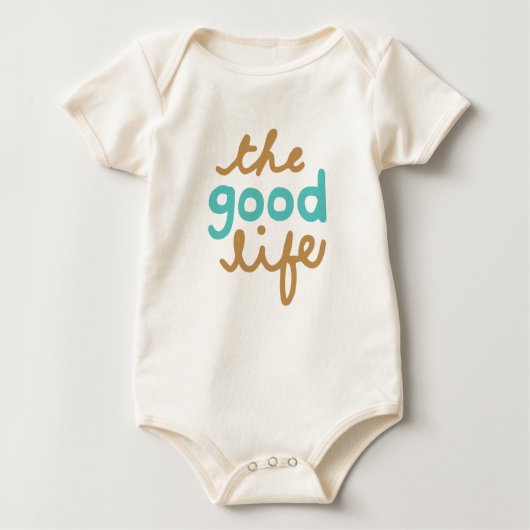 Het goede leven Citaat Romper (Voorkant)