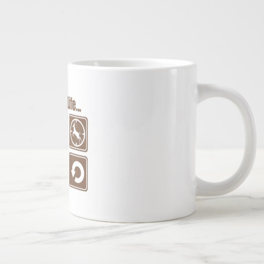 Het goede leven grote koffiekop (Rechts)