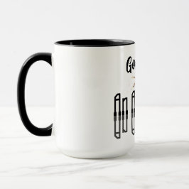 Het goede leven is een Attitude Black en White Mok