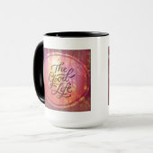 Het goede leven mok (Voorkant links)