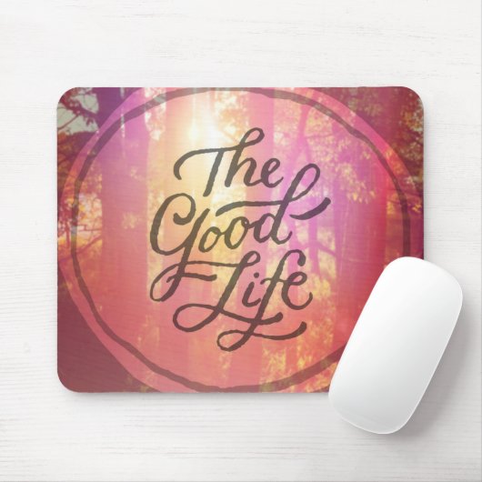 Het goede leven muismat (Met muis)