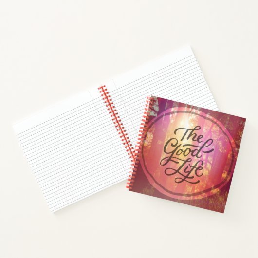 Het goede leven notitieboek (Binnen)