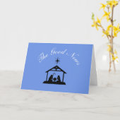 Het goede nieuws is geen feke News Kerstmis Kaart (Gele Bloem)