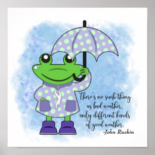 Het goede Poster van de weerkikker