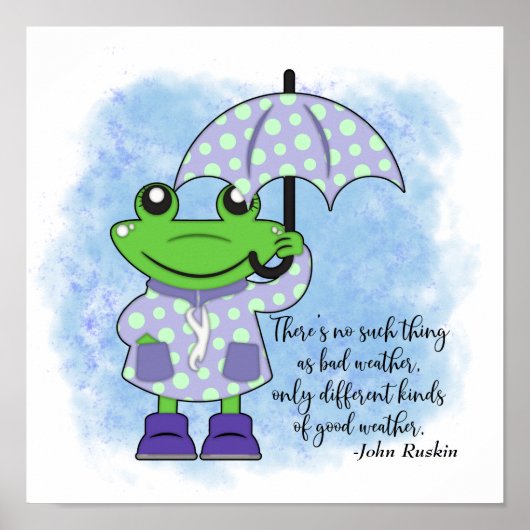 Het goede Poster van de weerkikker (Voorkant)