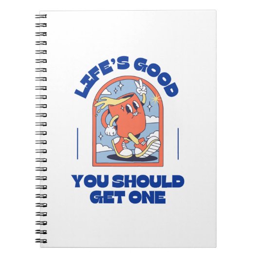 Het goede sarcasme van het leven notitieboek (Voorkant)