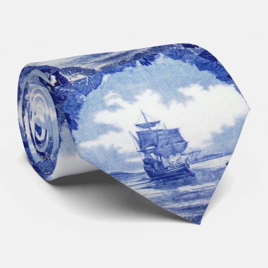 Het goede schip Mayflower Stropdas (Opgerold)