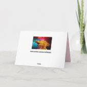 het goede wenskaart van de geluk Chinese draak Kaart (Achterkant)