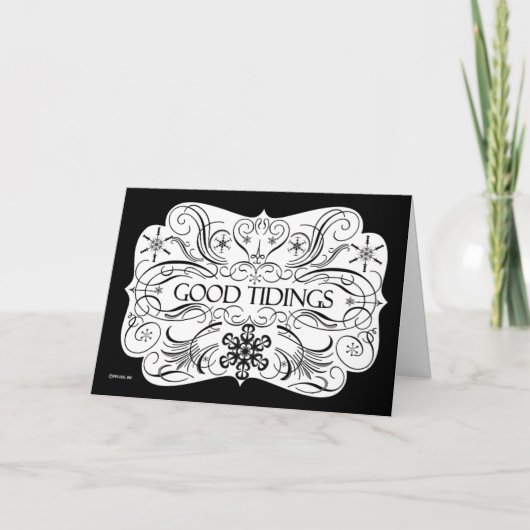 Het goede Wenskaart van de Tijding Feestdagen Kaart (Voorkant)