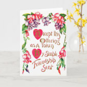 Het goede Wenskaart van Vrienden Kaart (Gele Bloem)