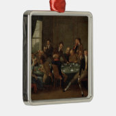 Het gokhuis metalen ornament (Rechts)