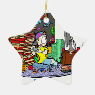 Het gokken is Geen Hobby Keramisch Ornament
