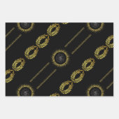 Het Gold Leaf-Collectie - Verpakkingspapier Inpakpapier Vel (Voorkant 2)