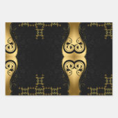 Het Gold Leaf-Collectie - Verpakkingspapier Inpakpapier Vel (Voorkant 3)