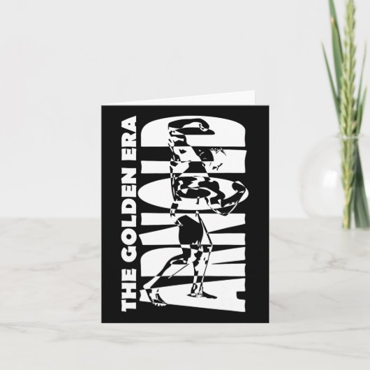 Het Golden Era Arnold Bodybuilding Kaart (Voorkant)