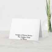 Het Golden Gate Kaart (Achterkant)