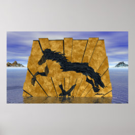 Het Golden IJslands ~poster Poster