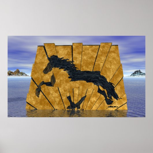 Het Golden IJslands ~poster Poster (Voorkant)