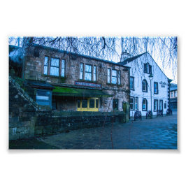 Het Golden Lion Pub, Todmorden Foto Afdruk