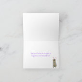 Het Golden retriever van Pasen Feestdagen Kaart (Binnen)