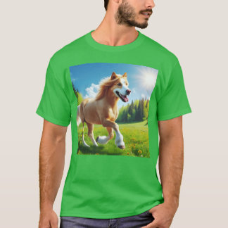 Het Golden RetrieverHorse cadeau T-shirt
