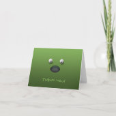 Het golf dankt u! bedankkaart (Voorkant)