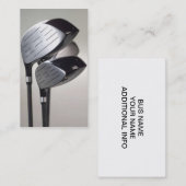 HET "GOLF ENTHUSIAST"-VISITEKAARTJE VISITEKAARTJE (Voorkant / Achterkant)