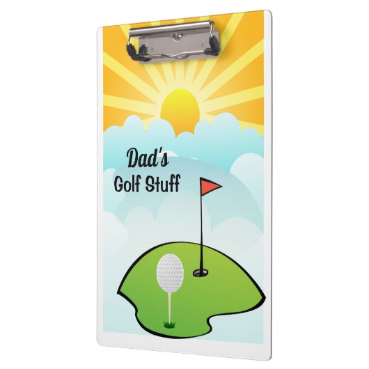 Het Golf Stuff Klembord van papa personaliseren (Links)