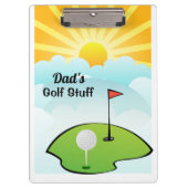 Het Golf Stuff Klembord van papa personaliseren (Voorkant)