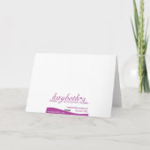 Het golf Themed dankt u kaardt Bedankkaart (Achterkant)