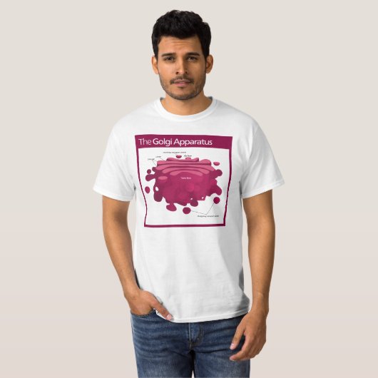 Het Golgi-apparaat Golgi-complex T-shirt (Voorkant volledig)