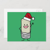 Het Golven van Burrito van Kerstmis de Vakantie Feestdagenkaart (Voorkant / Achterkant)