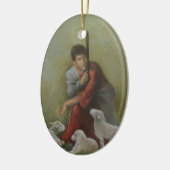 Het Good Shepherd Ceramic Ornament (Links)