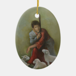 Het Good Shepherd Ceramic Ornament