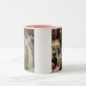 Het gooien van de Bouquet Tweekleurige Koffiemok (Center)