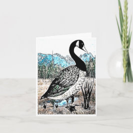 Het Goose BLANK Briefpapier Notitiekaartje