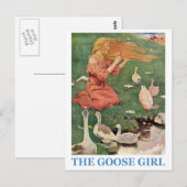 Het goose Girl Briefkaart (Voorkant / Achterkant)