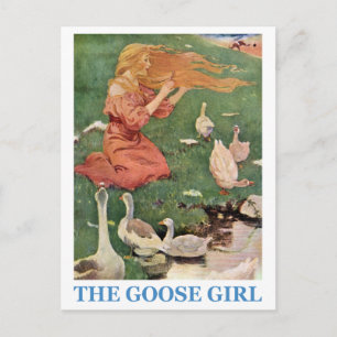 Het goose Girl Briefkaart