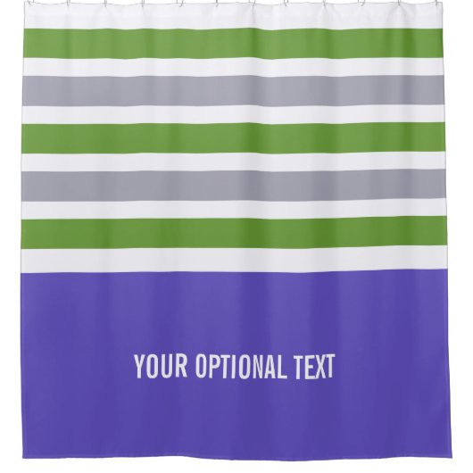 Het gordijn van de de douanedouche van het Patroon (Voorkant)